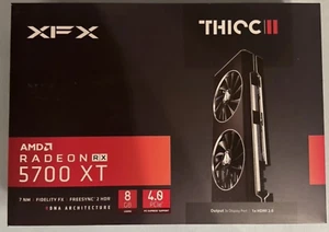 100% funzionante XFX THICC II Radeon RX 5700 XT 8GB GDDR6 - Foto 1 di 2