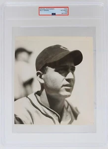 1936 Billy Herman Chicago Cubs 7" x 8" Original Type 1 Photo (PSA Slabbed) - Picture 1 of 2