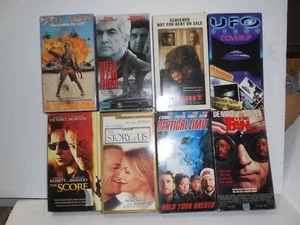 Lot-8 VHS Movies Action Comedy Horror Dramas L3 - Picture 1 of 5