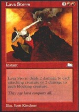 Lava Storm Weatherlight 3x - Near Mint, English MTG Magic
