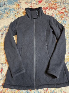 North Face Jacke Damen klein schwarz Stepp Fleece Caroluna Outdoor Komfort - Bild 1 von 8