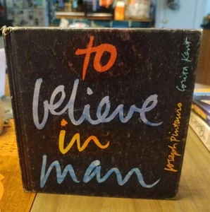 Joseph Pintauro To Believe In Man (Harper & Row, 1970, First Edition) - Bild 1 von 4
