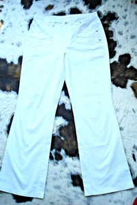 TOP! MAC Damen Jeans Gladis Weiß WEISS Schlag Schlaghose 42 / 34 Size - Bild 1 von 7