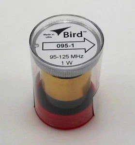 Bird 095-1 Thruline Model 43 Wattmeter Element Slug 1W 95-125 MHz - Picture 1 of 1