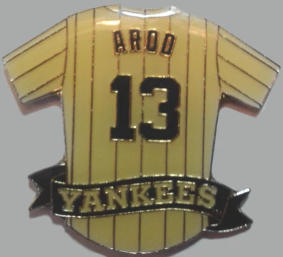NY Yankees Pin RARE Alex Rodriguez Jersey #13 Pin 2008 Collector MLB NYY Pin - Image 1 of 2