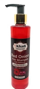 Red Onion Shampoo With Hibiscus For Deep Cleansing & Hairfall Controll 210 Ml - Picture 1 of 3