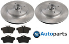 For Peugeot - 3008 1.6 2.0 2009-2016 Rear 268mm Brake Discs & Pads w/ ABS Rings