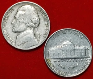 ☆1 Coin from Roll☆ 1939 P Circulated Jefferson Nickel - Picture 1 of 4