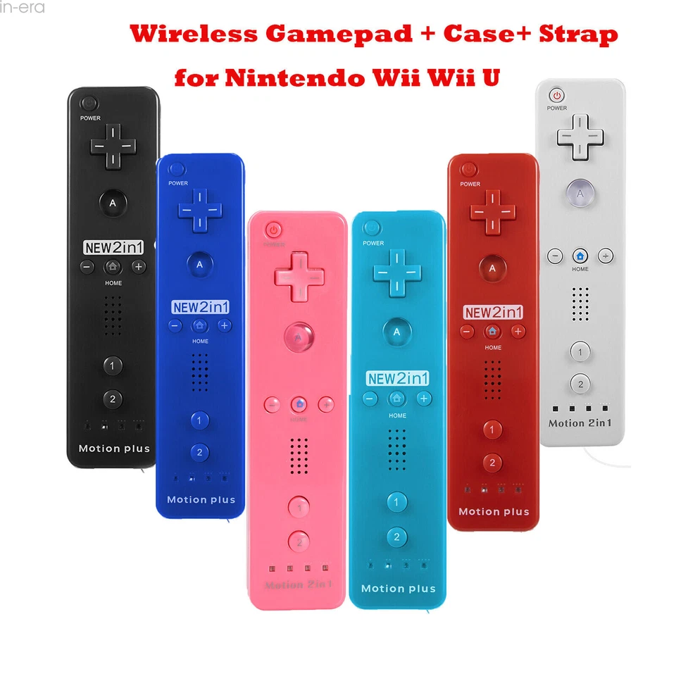 Wii Remote Controllers with Built in Motion Plus Compatible for Wii and Wii U - Image 1 of 4