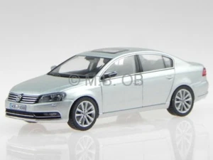 VW Passat B7 silver diecast model car Schuco 1/43 - Picture 1 of 4