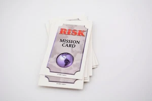 Risk board game replacement part pieces - mission cards - Picture 1 of 2