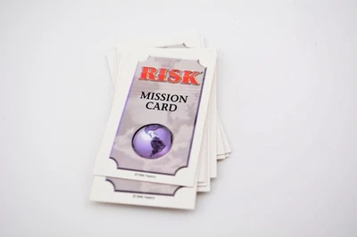 Risk board game replacement part pieces - mission cards - Image 1 of 2