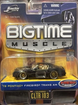 Jada Bigtime Muscle ‘78 Pontiac Firebird Trans Am CLTR 103 Smokey Bandit 2006 - Image 1 of 4