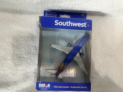 Avión a reacción de juguete fundido a presión Daron Southwest Boeing 737-800 1 Foto 1 de 3