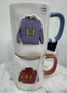 New SET Rae Dunn Harry Potter Ron Weasley “Best Mates” Sweater Mug Bundle - Picture 1 of 5
