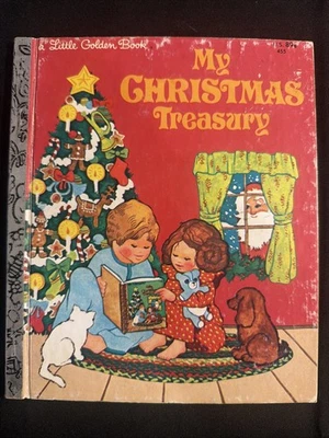 Vintage A Little Golden Book My Christmas Treasury 1976 455 .89 #5419 - Image 1 of 4