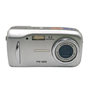 Olympus FE-120 6.0MP Compact Digital Camera – Parts or Repair, Blurry Images - Imagen 1 de 12