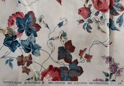 Lindo padrão floral vintage Vanity Fair/Waverley 9+ jardas, 56 polegadas de largura - Imagem 1 de 4