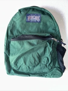 Vintage Wolf Creek Backpack Made In USA Green - Afbeelding 1 van 12