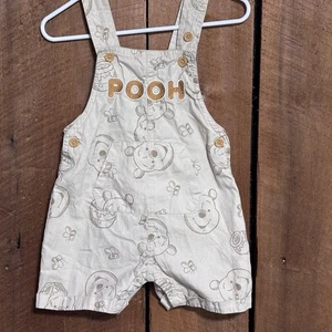 Tuta pantaloncino Disney bambino Winnie The Pooh pezzo unico giallo taglia 3 mesi - Foto 1 di 12