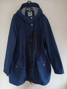 Abrigo impermeable transpirable Joules, para mujer, azul marino, talla 18-20, usado - Imagen 1 de 8