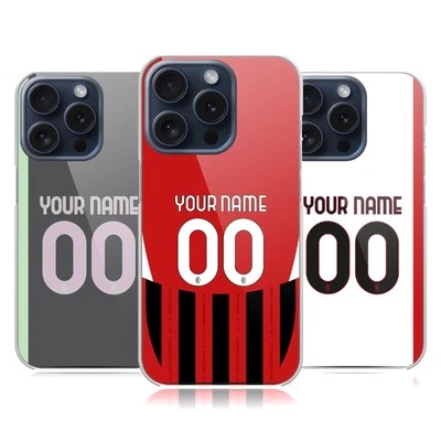 KIT FUNDA PERSONALIZADA AC MILAN 2024/25 PERSONALIZADA PARA TELÉFONOS APPLE iPHONE Foto 1 de 4
