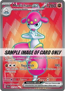 161/142 - Medicham ex - Stellar Crown - Ultra Rare - Pokemon TCG - Picture 1 of 1