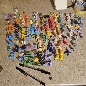 139pc Mixed Random Pokemon Mini Monsters Action Figures 2cm-3cm - Picture 1 of 6