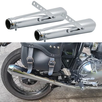 Трубы глушителя выхлопной системы для мотоциклов Harley Cafe Racer 2 шт.  - Изображение 1 из 4