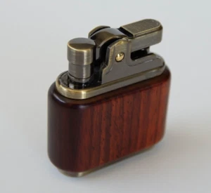 VINTAGE STYLE SINGLE CLICK LIGHTER Classic Retro Fuel Saving Lighter O Ring USA - Picture 1 of 4