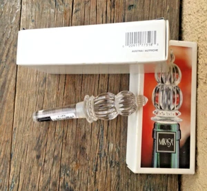 NEW IN BOX MIKASA AUSTRIA CRYSTAL MONTEREY BOTTLE STOPPER - Picture 1 of 4