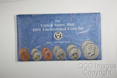 1991 US Mint Set / Nice Original Packaging / No stickers or writing Cover
