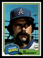 1981 Topps Al Hrabosky  Atlanta Braves #636 EX Baseball Card