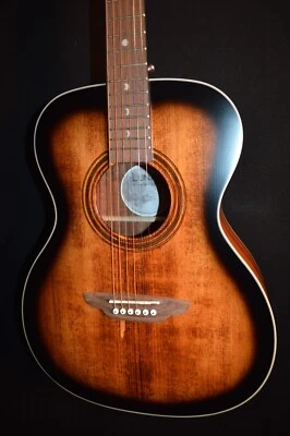 Luna Art Vintage Folk Solid Top Acoustic Guitar - Brand New B-Stock - Image 1 of 4
