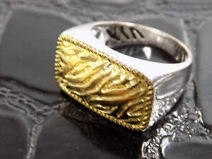 Vintage eleganter David Sigal Ring 925er Silber Designer Schmuck unisex - Bild 1 von 7