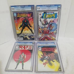 HARD Corps H.A.R.D. 9.6 Rai 0 Bloodshot 46 9.4 Harbinger 8 9.2 lot cgc - Bild 1 von 12