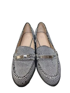 Victoria's Secret - Supermodel Essentials Loafers Flats Black & White Size 8B - Picture 1 of 6