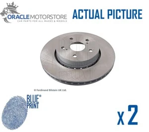 2 x NEW BLUE PRINT FRONT BRAKE DISCS SET BRAKING DISCS PAIR OE QUALITY ADT34337 - Photo 1/3