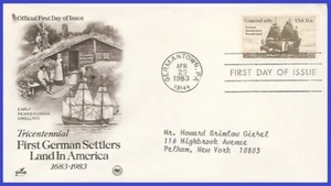USA4 #2040 ADDR PCS ARTCRAFT FDC US - Germany - Imagen 1 de 1
