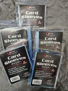 5 X 100ct Bcw Standard Sleeves. - Picture 1 of 1