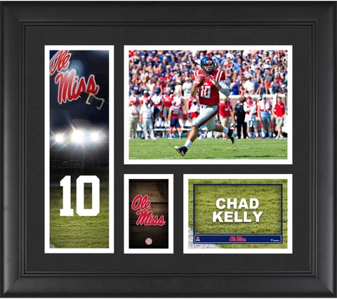 Chad Kelly Ole Miss Rebels Framed 15x17 Player Collage - Fanatics Cover
