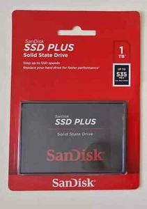 SanDisk SSD Plus SDSSDA-1T00-G26 1TB 2.5 Inch Solid State Drive - Picture 1 of 1