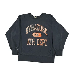 Vintage anni 80 Champion Reverse Weave SYRACUSE taglia grande made in U.S.A. - Foto 1 di 4