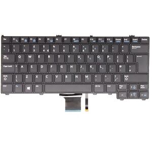 Replacement UK Keyboard For Dell Latitude E7240 E7440 Backlit 04380Y NSK-LDABC