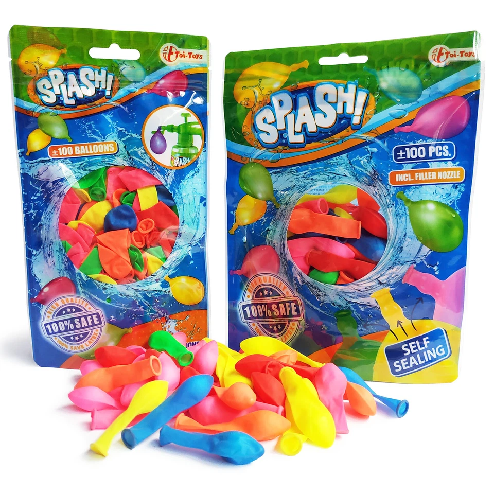 PODARI Wasserbomben Splash Wasserballons - normal oder selbstschließend - Menge wählbar