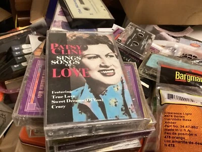 Patsy Cline Sings Songs Of Love & More Great Songs of love Cassette Tapes *NEW* - Image 1 of 2
