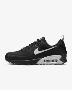 Nike Air Max 90 Entrenadores Negro Metálico Plateado | Nuevo con Etiquetas | Calidad Auténtica - Imagen 1 de 6