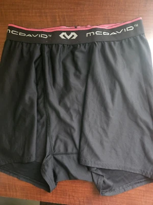 Pantalones Cortos de Compresión Jock High School McDavid Para Hombre Negros Med Foto 1 de 4