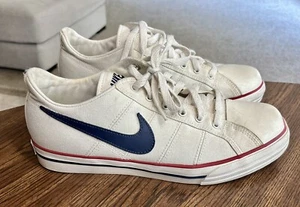 Nike "Sweet Lew" 2006- Low White/Red/Navy Canvas Size 9.5 Shoes 311105-141 RARE! - Picture 1 of 8