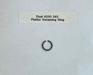Dual Turntable Part # 200543 Platter Retaining Ring 1009F 1219 1229 1229Q etc. - Picture 1 of 1